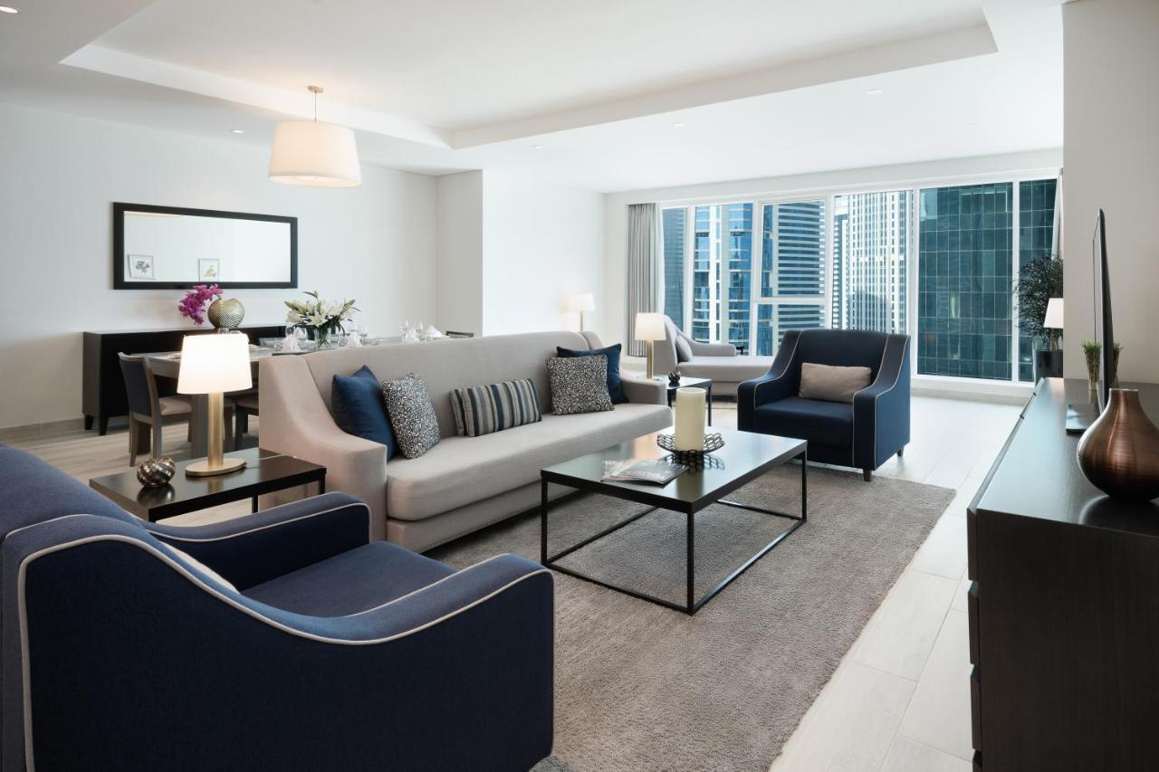 Centara West Bay Hotel & Residences Ad-Dauha Zewnętrze zdjęcie Living room